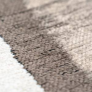 Louis de Poortere Craft Collection Brush Stroke Abstract Area Rug Bold Linework for Modern Living Spaces Mastic 5'7 x 7'10 120283