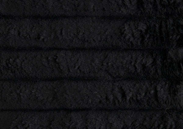 English Elm 1pc Daybed with Trundle Corduroy Upholstery Modern Luxury Guest Sofa Bed Durable & Space-Saving Design Black 43 L x 38 W x 9.5 H B011S01719