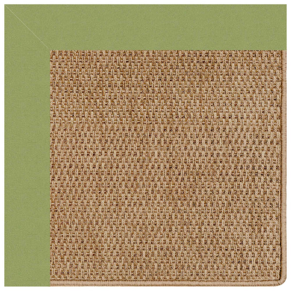 Capel Rugs Islamorada-basketweave Coastal Oasis Area Rug – Stylish, Pet-friendly, And Customizable For Your Space Canvas Citron 100% Olefin Base W,Border 2085gs0709213