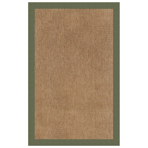 Capel Rugs Islamorada-basketweave Coastal Oasis Area Rug – Stylish, Pet-friendly, And Customizable For Your Space Canvas Fern 100% Olefin Base W,Border 2085rs09001200274
