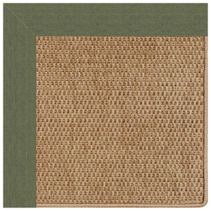 Capel Rugs Islamorada-basketweave Coastal Oasis Area Rug – Stylish, Pet-friendly, And Customizable For Your Space Canvas Fern 100% Olefin Base W,Border 2085rs08000800274