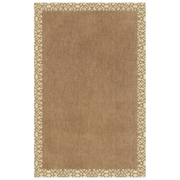Capel Rugs Islamorada-basketweave Coastal Oasis Area Rug – Stylish, Pet-friendly, And Customizable For Your Space Lattice Pesto 100% Olefin Base W,Border 2085rs07090709276