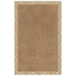Capel Rugs Islamorada-basketweave Coastal Oasis Area Rug – Stylish, Pet-friendly, And Customizable For Your Space Lattice Pesto 100% Olefin Base W,Border 2085rs07091000276