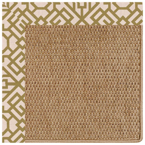 Capel Rugs Islamorada-basketweave Coastal Oasis Area Rug – Stylish, Pet-friendly, And Customizable For Your Space Lattice Pesto 100% Olefin Base W,Border 2085rs07091000276