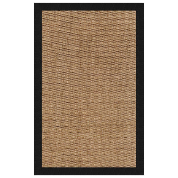 Capel Rugs Islamorada-basketweave Coastal Oasis Area Rug – Stylish, Pet-friendly, And Customizable For Your Space Classic Black 100% Olefin Base W,Border 2085rs07090709312