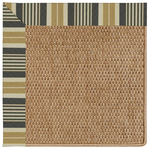 Capel Rugs Islamorada-basketweave Coastal Oasis Area Rug – Stylish, Pet-friendly, And Customizable For Your Space Long Hill Ebony 100% Olefin Base W,Border 2085rs07091000340
