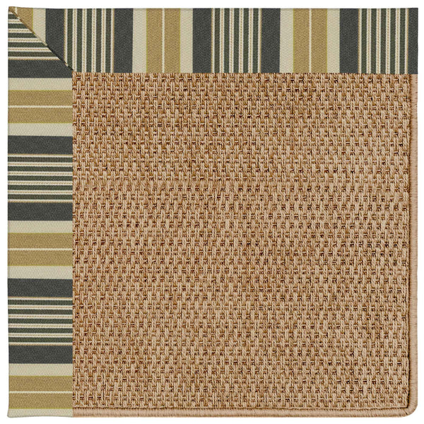 Capel Rugs Islamorada-basketweave Coastal Oasis Area Rug – Stylish, Pet-friendly, And Customizable For Your Space Long Hill Ebony 100% Olefin Base W,Border 2085rs07091000340