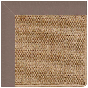 Capel Rugs Islamorada-basketweave Coastal Oasis Area Rug – Stylish, Pet-friendly, And Customizable For Your Space Classic Stone 100% Olefin Base W,Border 2085rs07090709352