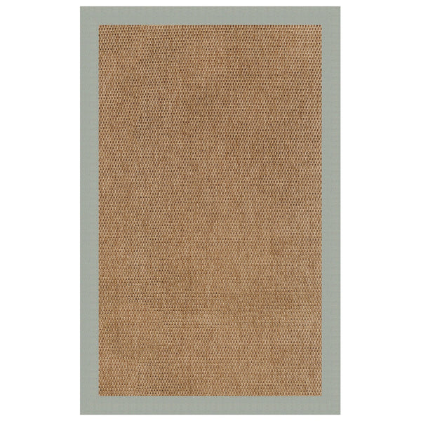 Capel Rugs Islamorada-basketweave Coastal Oasis Area Rug – Stylish, Pet-friendly, And Customizable For Your Space Canvas Spa Blue 100% Olefin Base W,Border 2085rs03000500427