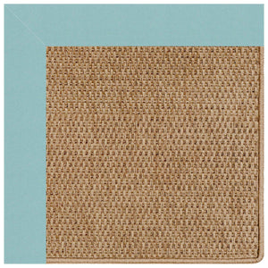 Capel Rugs Islamorada-basketweave Coastal Oasis Area Rug – Stylish, Pet-friendly, And Customizable For Your Space Canvas Aquatic 100% Olefin Base W,Border 2085gs0709429