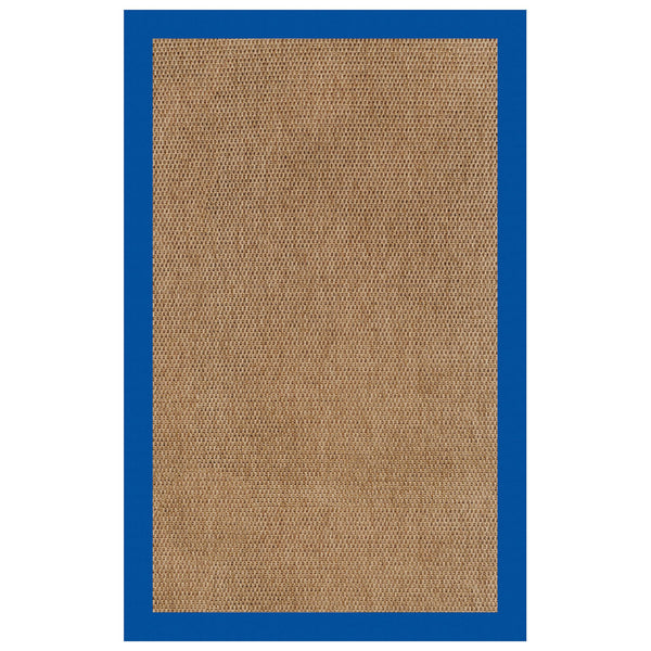 Capel Rugs Islamorada-basketweave Coastal Oasis Area Rug – Stylish, Pet-friendly, And Customizable For Your Space Canvas Pacific Blue 100% Olefin Base W,Border 2085rs07091000440