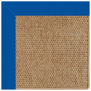 Capel Rugs Islamorada-basketweave Coastal Oasis Area Rug – Stylish, Pet-friendly, And Customizable For Your Space Canvas Pacific Blue 100% Olefin Base W,Border 2085rs07091000440