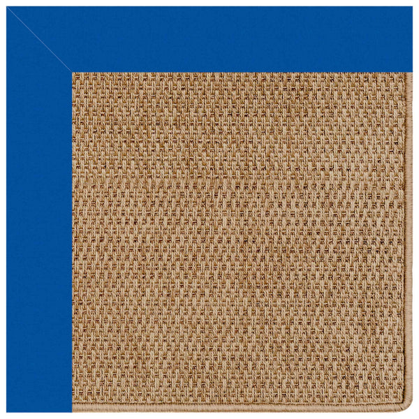 Capel Rugs Islamorada-basketweave Coastal Oasis Area Rug – Stylish, Pet-friendly, And Customizable For Your Space Canvas Pacific Blue 100% Olefin Base W,Border 2085rs07091000440