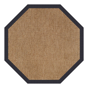 Capel Rugs Islamorada-basketweave Coastal Oasis Area Rug – Stylish, Pet-friendly, And Customizable For Your Space Canvas Navy 100% Olefin Base W,Border 2085gs0800497