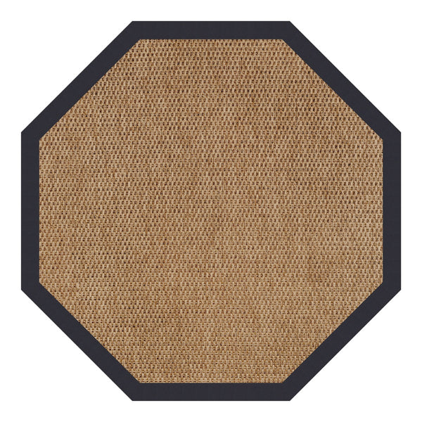 Capel Rugs Islamorada-basketweave Coastal Oasis Area Rug – Stylish, Pet-friendly, And Customizable For Your Space Canvas Navy 100% Olefin Base W,Border 2085gs0800497