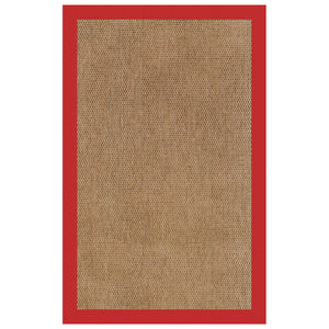Capel Rugs Islamorada-basketweave Coastal Oasis Area Rug – Stylish, Pet-friendly, And Customizable For Your Space Canvas Jockey Red 100% Olefin Base W,Border 2085rs07090709527