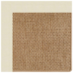 Capel Rugs Islamorada-basketweave Coastal Oasis Area Rug – Stylish, Pet-friendly, And Customizable For Your Space Canvas Sand 100% Olefin Base W,Border 2085rs07091000712