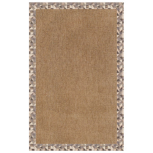 Capel Rugs Islamorada-basketweave Coastal Oasis Area Rug – Stylish, Pet-friendly, And Customizable For Your Space Geo Bronze 100% Olefin Base W,Border 2085rs07090709726