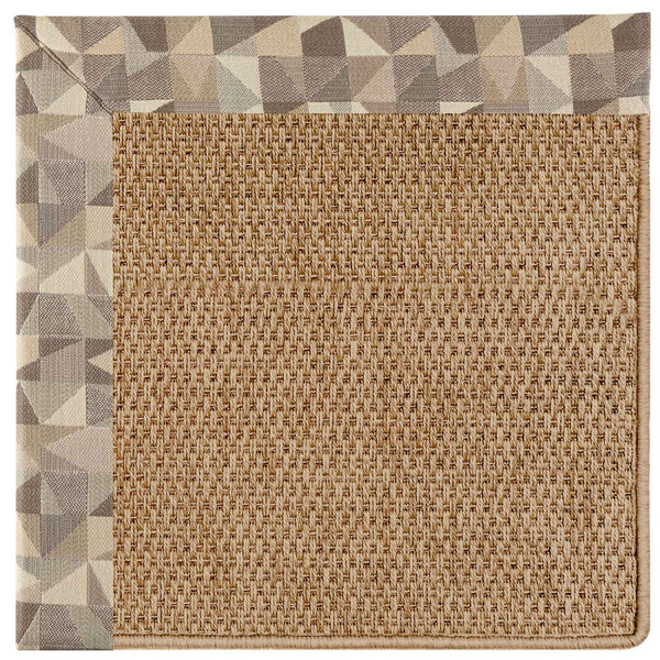 Capel Rugs Islamorada-basketweave Coastal Oasis Area Rug – Stylish, Pet-friendly, And Customizable For Your Space Geo Bronze 100% Olefin Base W,Border 2085rs07090709726