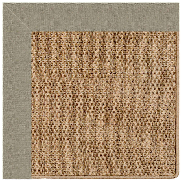 Capel Rugs Islamorada-basketweave Coastal Oasis Area Rug – Stylish, Pet-friendly, And Customizable For Your Space Canvas Taupe 100% Olefin Base W,Border 2085rs03000500737