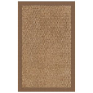 Capel Rugs Islamorada-basketweave Coastal Oasis Area Rug – Stylish, Pet-friendly, And Customizable For Your Space Canvas Cocoa 100% Olefin Base W,Border 2085ns02061200747