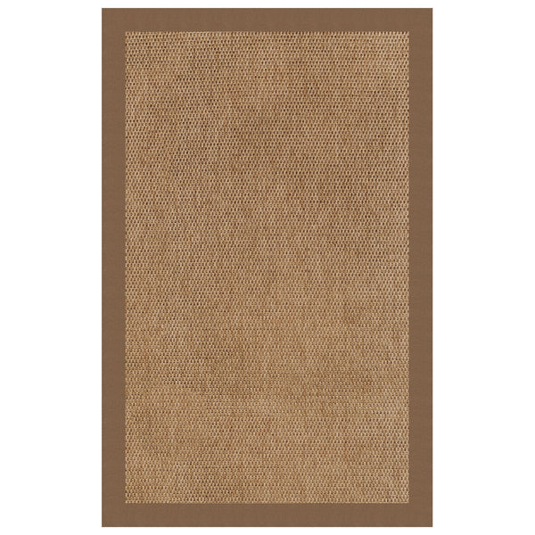 Capel Rugs Islamorada-basketweave Coastal Oasis Area Rug – Stylish, Pet-friendly, And Customizable For Your Space Canvas Cocoa 100% Olefin Base W,Border 2085ns02061200747