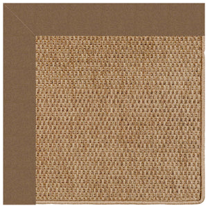 Capel Rugs Islamorada-basketweave Coastal Oasis Area Rug – Stylish, Pet-friendly, And Customizable For Your Space Canvas Cocoa 100% Olefin Base W,Border 2085rs09001200747