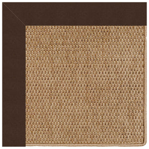 Capel Rugs Islamorada-basketweave Coastal Oasis Area Rug – Stylish, Pet-friendly, And Customizable For Your Space Canvas Bay Brown 100% Olefin Base W,Border 2085rs00240036787