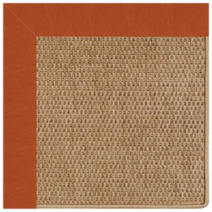 Capel Rugs Islamorada-basketweave Coastal Oasis Area Rug – Stylish, Pet-friendly, And Customizable For Your Space Classic Persimmon 100% Olefin Base W,Border 2085gs0709846