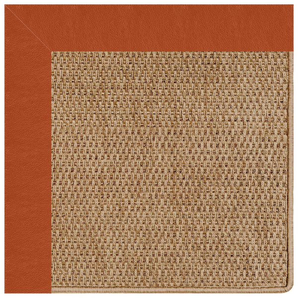 Capel Rugs Islamorada-basketweave Coastal Oasis Area Rug – Stylish, Pet-friendly, And Customizable For Your Space Classic Persimmon 100% Olefin Base W,Border 2085rs07090709846