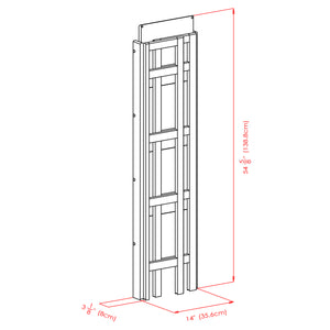 Winsome Wood Terry 4-tier Foldable Shelf In Black - Space-saving Storage Solution For Small Homes & Offices Black Solid Wood 20852-winsome-wood