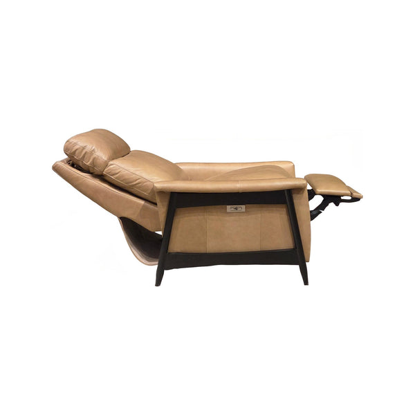 Olivia + Quinn Bristol Power Recliner: Luxurious Comfort With Usb Port, Perfect For Movie Nights And Relaxation Zion Barley Leather,Foam,Wood 2086_Zio1001