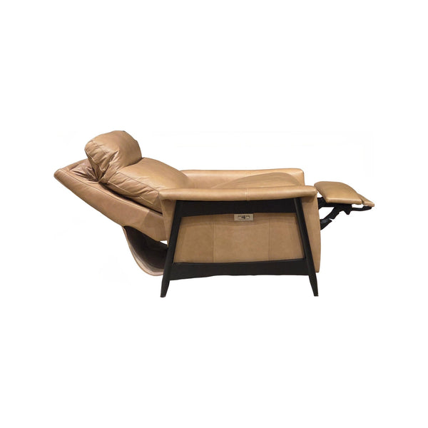 Olivia + Quinn Bristol Power Recliner: Luxurious Comfort With Usb Port, Perfect For Movie Nights And Relaxation Zion Barley Leather,Foam,Wood 2086_Zio1001