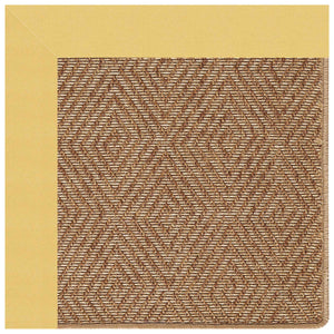 Capel Rugs Islamorada-diamond Canvas Rug - Relaxing Sisal Look, Pet-friendly, Perfect For Any Space! Canvas Canary 100% Olefin Base W,Border 2088gs0709137