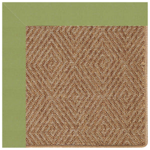 Capel Rugs Islamorada-diamond Canvas Rug - Relaxing Sisal Look, Pet-friendly, Perfect For Any Space! Canvas Citron 100% Olefin Base W,Border 2088gs0709213