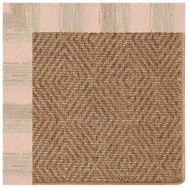 Capel Rugs Islamorada-diamond Canvas Rug - Relaxing Sisal Look, Pet-friendly, Perfect For Any Space! Sicily Olive 100% Olefin Base W,Border 2088rs07091000218