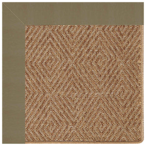 Capel Rugs Islamorada-diamond Canvas Rug - Relaxing Sisal Look, Pet-friendly, Perfect For Any Space! Classic Sage 100% Olefin Base W,Border 2088gs0709222