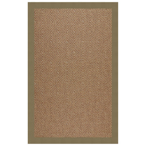 Capel Rugs Islamorada-diamond Canvas Rug - Relaxing Sisal Look, Pet-friendly, Perfect For Any Space! Classic Sage 100% Olefin Base W,Border 2088rs07091000222