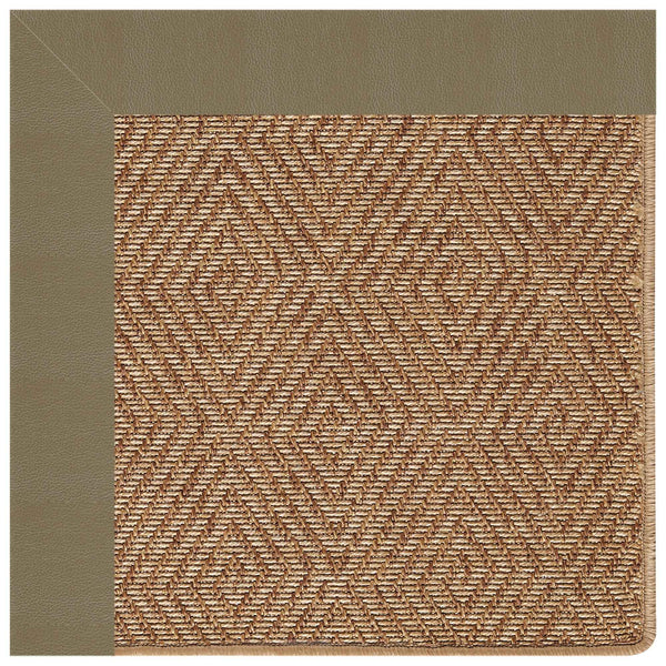 Capel Rugs Islamorada-diamond Canvas Rug - Relaxing Sisal Look, Pet-friendly, Perfect For Any Space! Classic Sage 100% Olefin Base W,Border 2088rs07091000222
