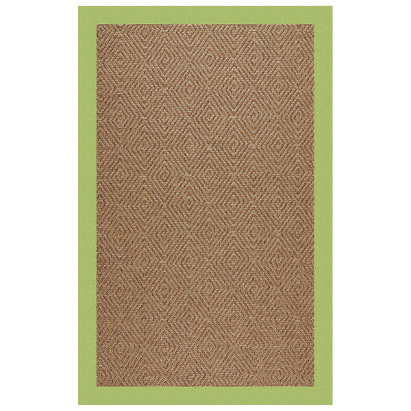 Capel Rugs Islamorada-diamond Canvas Rug - Relaxing Sisal Look, Pet-friendly, Perfect For Any Space! Canvas Parrot 100% Olefin Base W,Border 2088rs07090709247
