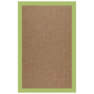 Capel Rugs Islamorada-diamond Canvas Rug - Relaxing Sisal Look, Pet-friendly, Perfect For Any Space! Canvas Parrot 100% Olefin Base W,Border 2088rs07091000247