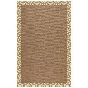 Capel Rugs Islamorada-diamond Canvas Rug - Relaxing Sisal Look, Pet-friendly, Perfect For Any Space! Lattice Pesto 100% Olefin Base W,Border 2088rs07091000276