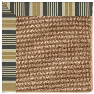 Capel Rugs Islamorada-diamond Canvas Rug - Relaxing Sisal Look, Pet-friendly, Perfect For Any Space! Long Hill Ebony 100% Olefin Base W,Border 2088rs07091000340