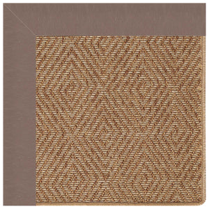 Capel Rugs Islamorada-diamond Canvas Rug - Relaxing Sisal Look, Pet-friendly, Perfect For Any Space! Classic Stone 100% Olefin Base W,Border 2088gs0709352