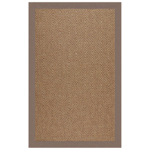 Capel Rugs Islamorada-diamond Canvas Rug - Relaxing Sisal Look, Pet-friendly, Perfect For Any Space! Classic Stone 100% Olefin Base W,Border 2088rs07091000352