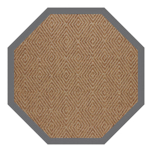 Capel Rugs Islamorada-diamond Canvas Rug - Relaxing Sisal Look, Pet-friendly, Perfect For Any Space! Canvas Charcoal 100% Olefin Base W,Border 2088gs0800355