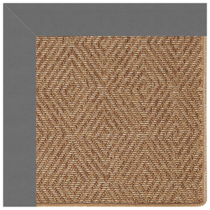 Capel Rugs Islamorada-diamond Canvas Rug - Relaxing Sisal Look, Pet-friendly, Perfect For Any Space! Canvas Charcoal 100% Olefin Base W,Border 2088rs05000800355