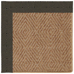 Capel Rugs Islamorada-diamond Canvas Rug - Relaxing Sisal Look, Pet-friendly, Perfect For Any Space! Fortuna Lava 100% Olefin Base W,Border 2088rs07090709394