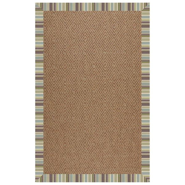 Capel Rugs Islamorada-diamond Canvas Rug - Relaxing Sisal Look, Pet-friendly, Perfect For Any Space! Brannon Whisper 100% Olefin Base W,Border 2088rs07090709422