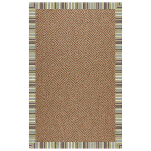Capel Rugs Islamorada-diamond Canvas Rug - Relaxing Sisal Look, Pet-friendly, Perfect For Any Space! Brannon Whisper 100% Olefin Base W,Border 2088rs07091000422